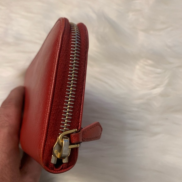 PRADA Saffiano Leather Zip Around Long Wallet/9Y1006 - Picture 5 of 14